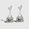 Colored Gems Earrings